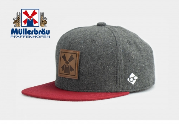 "Müller-Bräu" - dunkelgrau (Snapback)